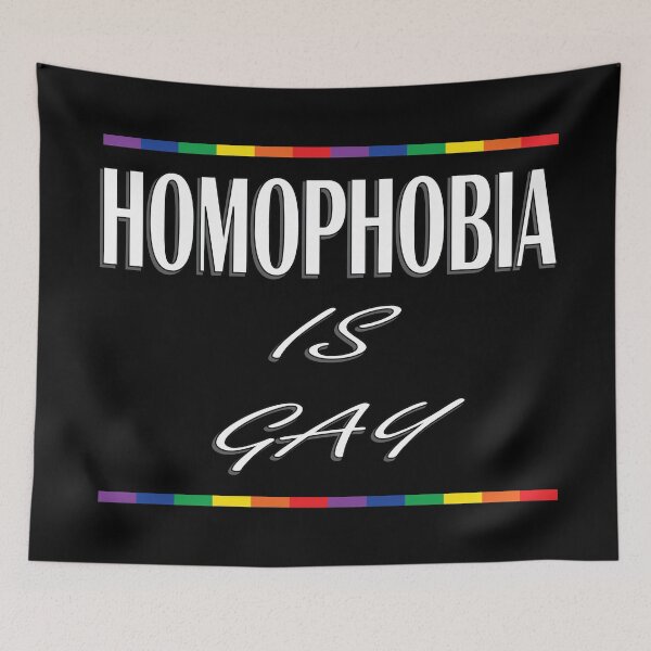 Item preview, Homophobia is gay designed and sold by Cleverish.