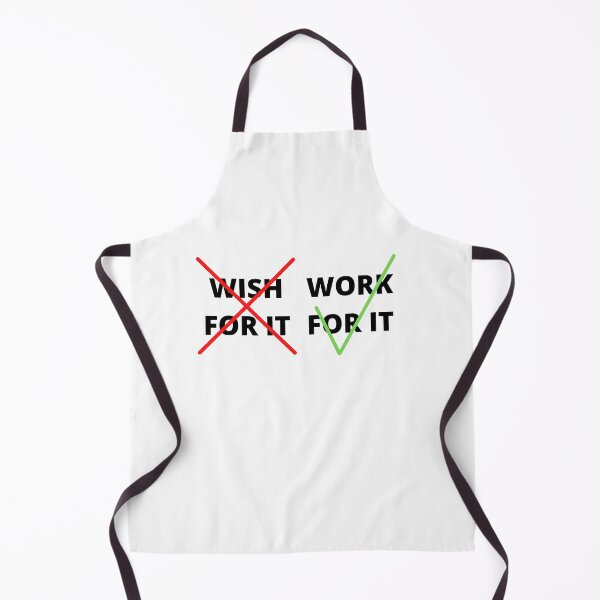 Item preview, Don't Wish For It, Work for it! designed and sold by Lavenna.