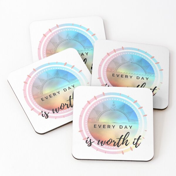 Item preview, Everyday Is Worth It Rainbow Sunrise Clouds designed and sold by Natasha Rolfe.