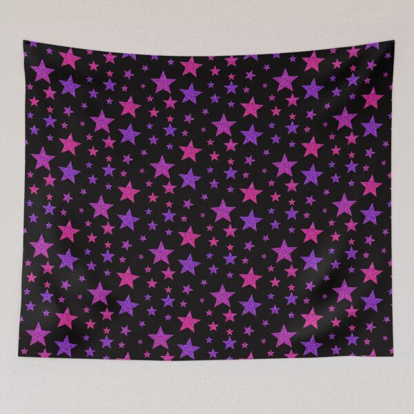 Item preview, Púrpura Rosa Ombre Faux Glitter Estrellas designed and sold by Felicity-K.