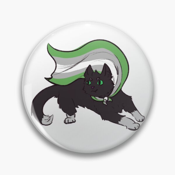 Item preview, Greyromantic Pride Caped Cat designed and sold by machokoolkat.