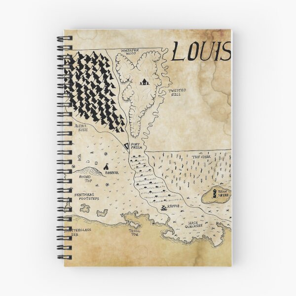 Item preview, Louisiana as a fantasy map designed and sold by aldayuan.