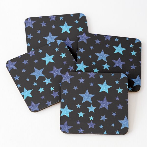 Item preview, Estrellas de purpurina sintética azul ombre designed and sold by Felicity-K.