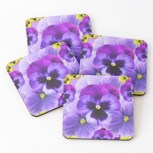 Item preview, LILAC PANSIES GARDEN ART designed and sold by sharlesart.