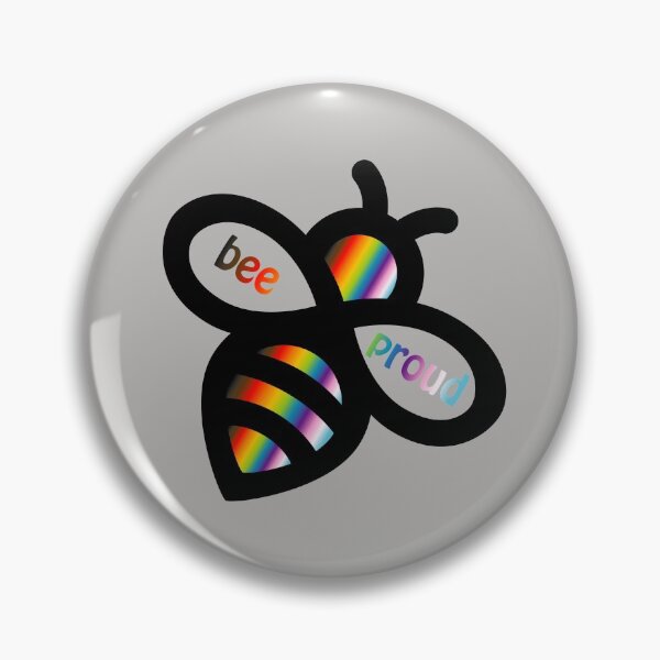 Item preview, Bee Proud - POC Inclusive LGBT Flag bees designed and sold by Teamtsunami6.