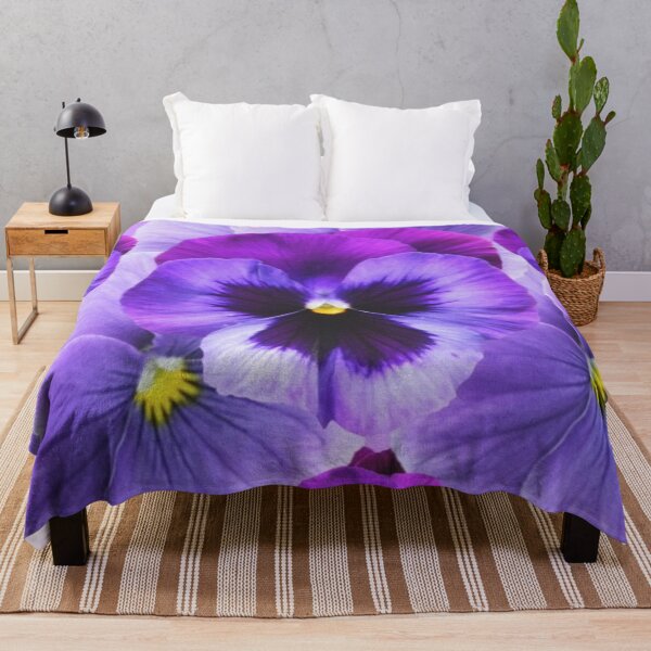 Item preview, LILAC PANSIES GARDEN ART designed and sold by sharlesart.