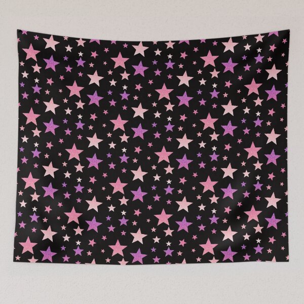 Item preview, Rosa Morado Ombre Faux Glitter Estrellas designed and sold by Felicity-K.