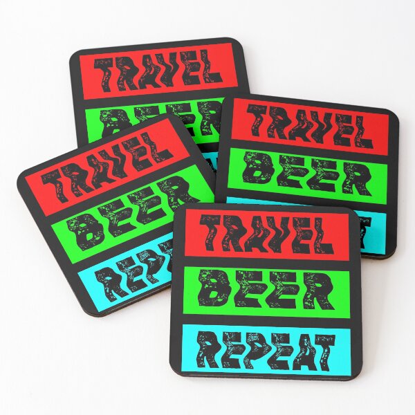 Item preview, Travel Beer Repeat Funny Traveller designed and sold by Amindo.