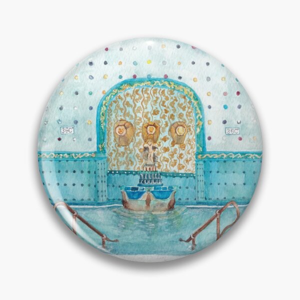 Item preview, Budapest Hungary Gellert Thermal Baths designed and sold by Jasanna Czellar.