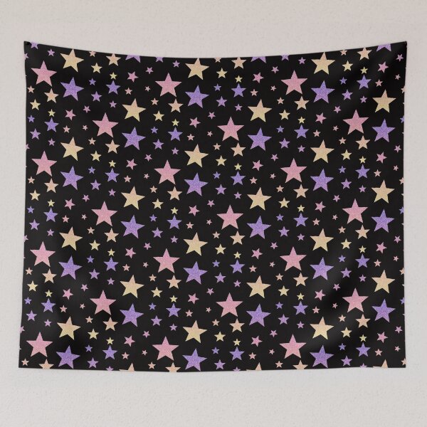 Item preview, Pink Purple Yellow Ombre Faux Glitter Stars designed and sold by Felicity-K.