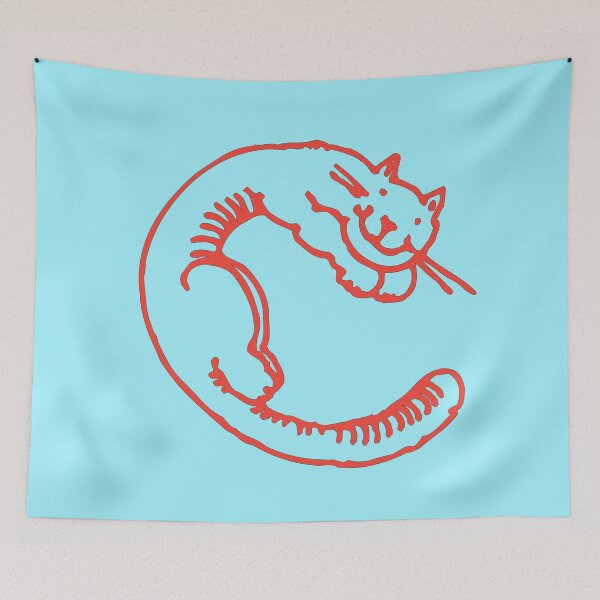 Item preview, Cat Initial Monogram C designed and sold by Rajeev  Singh.