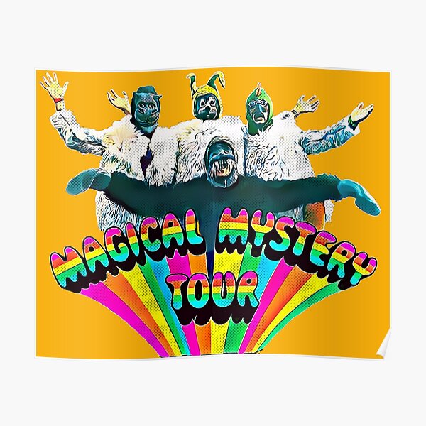Magical Mystery Tour - Album Cover - Colored Poster
