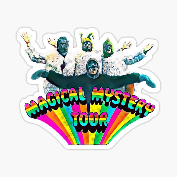 Magical Mystery Tour - Album Cover - Colored Sticker