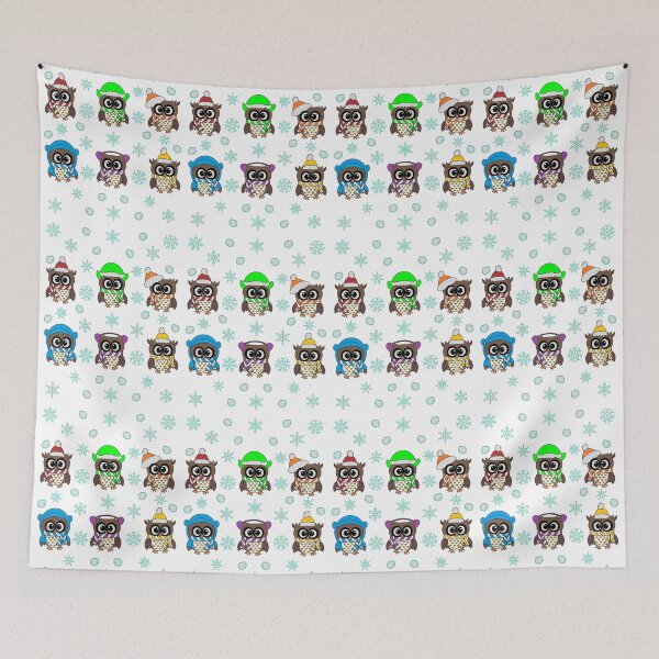 Item preview, Snowy Winter Owls designed and sold by GL Digital Artwork .