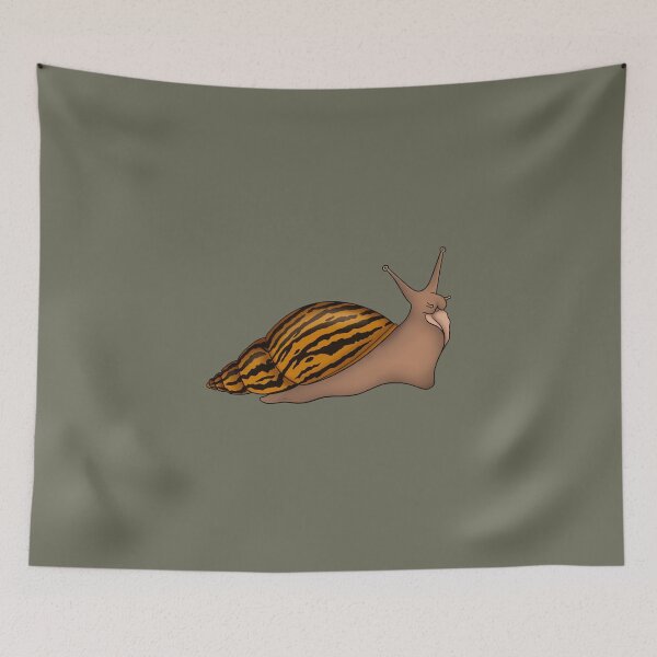 Item preview, Giant African Land Snail, Achatina achatina, tiger snail, tan designed and sold by anacecilia.