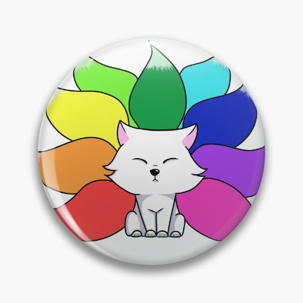 Item preview, Rainbow kitsune designed and sold by Faliona.