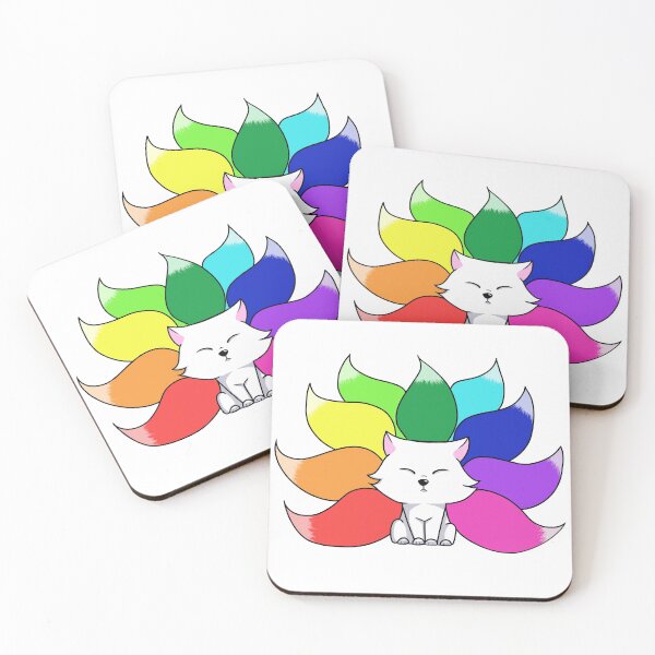 Item preview, Rainbow kitsune designed and sold by Faliona.