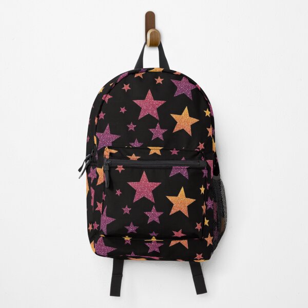 Item preview, Orange Red Purple Ombre Faux Glitter Stars designed and sold by Felicity-K.