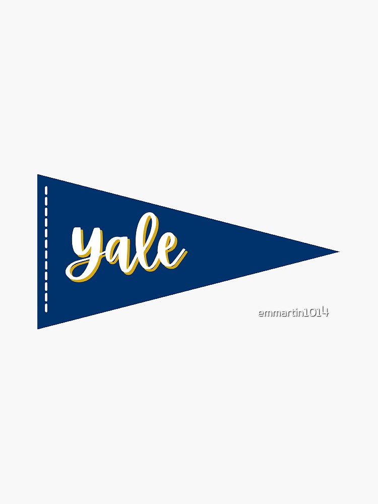 Yale University Pennant Flag | Sticker