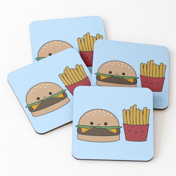 Item preview, Food Friends Burger & Fries designed and sold by JacketDoodles.