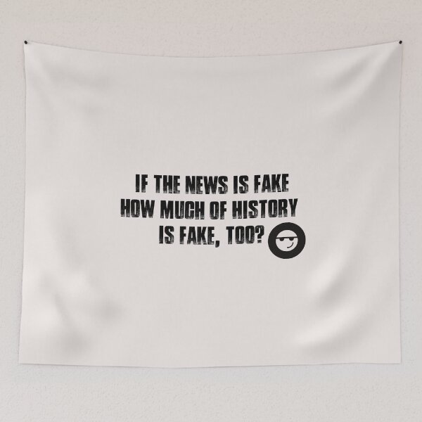 Item preview, Vintage Funny Fake News Quote and Typography  designed and sold by garniturex.