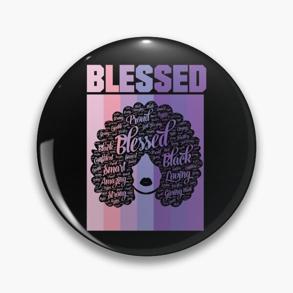 Item preview, Blessed Words in Afro Religious Christian designed and sold by blackartmatters.