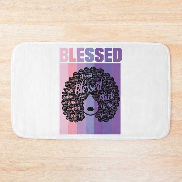 Item preview, Blessed Words in Afro Religious Christian designed and sold by blackartmatters.