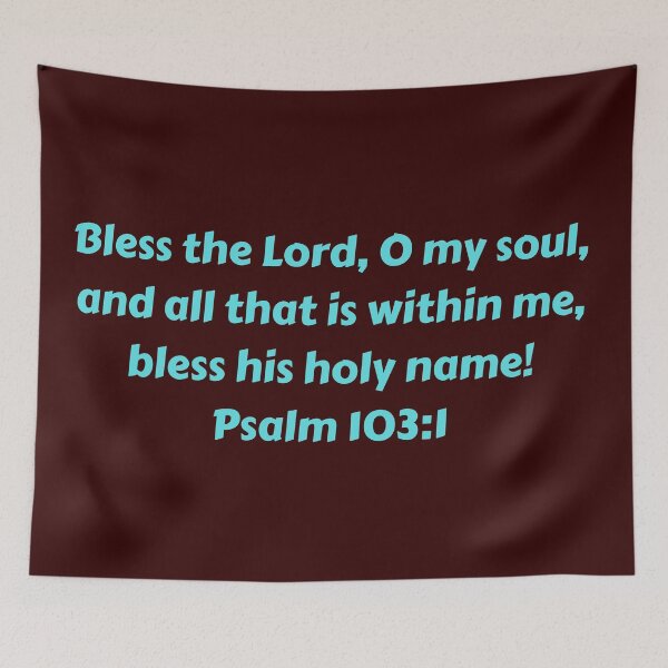 Item preview, Bible Verse Psalm 103:1 designed and sold by Prayingwarrior.