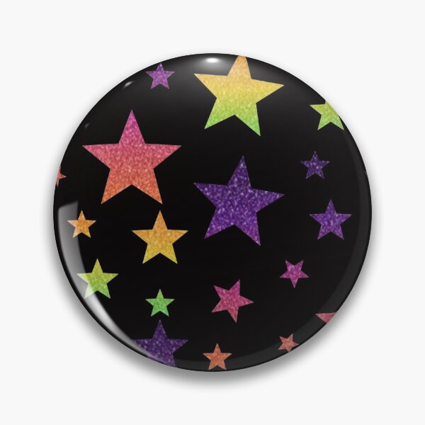Item preview, Bright Rainbow Ombre Faux Glitter Stars designed and sold by Felicity-K.