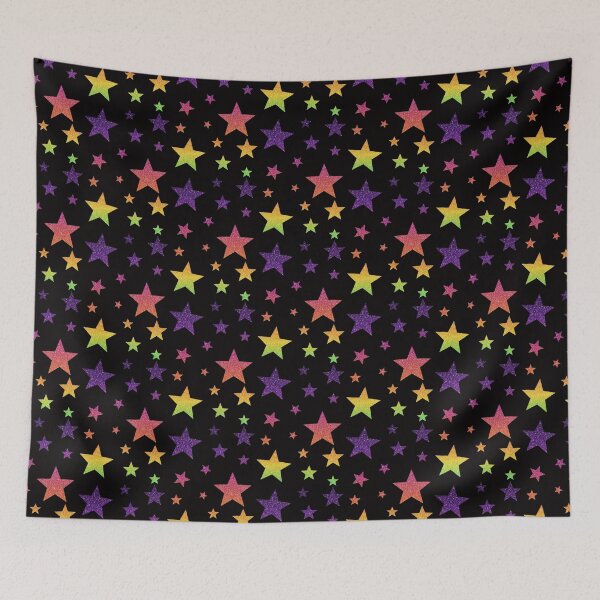 Item preview, Brillante Arco Iris Ombre Faux Glitter Estrellas designed and sold by Felicity-K.