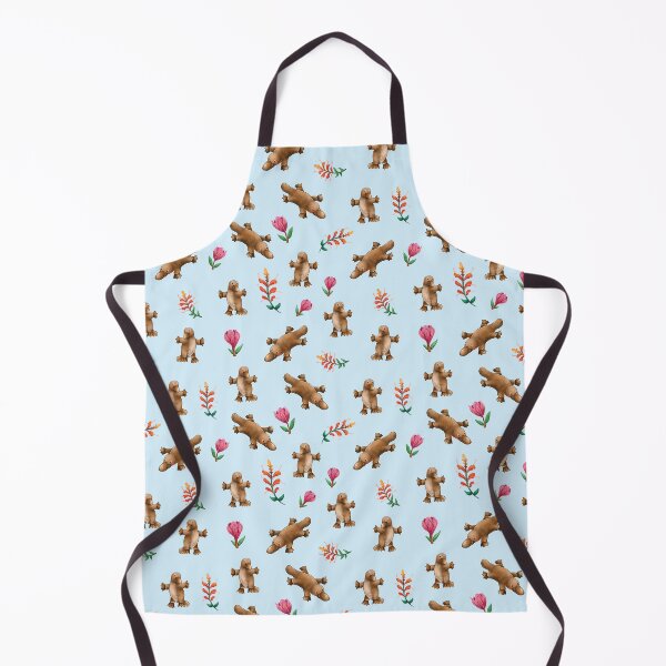 Item preview, Blue Australian Platypus pattern designed and sold by StrayLeaves.