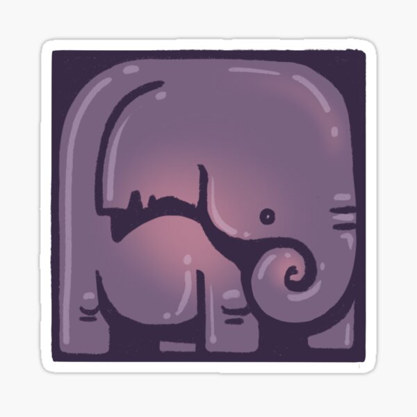 Vista previa del artículo con la obra «Gomita de elefante», diseñado y vendido por HeatherIvy.