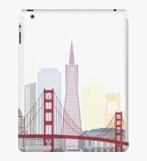 San Francisco skyline poster iPad Case/Skin
