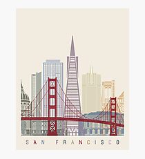 San Francisco skyline poster Photographic Print