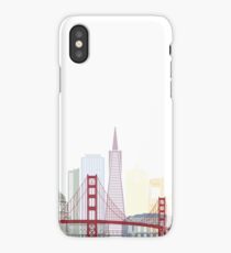 San Francisco skyline poster iPhone Case
