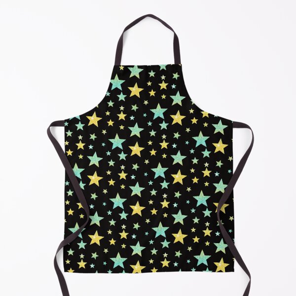 Item preview, Teal Yellow Ombre Faux Glitter Stars designed and sold by Felicity-K.