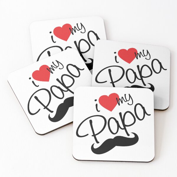Item preview, I Love my Papa. Happy Father's Day ! Best Dad Ever  designed and sold by hellonitish.