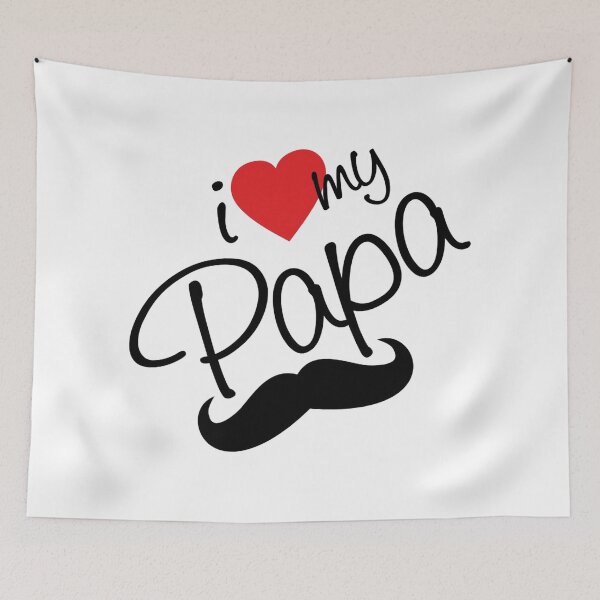 Item preview, I Love my Papa. Happy Father's Day ! Best Dad Ever  designed and sold by hellonitish.