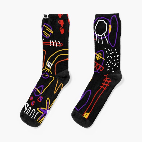 Doodling in the Sun Socks