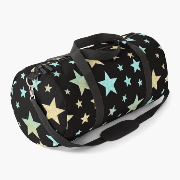 Item preview, Teal Gold Ombre Faux Glitter Stars designed and sold by Felicity-K.