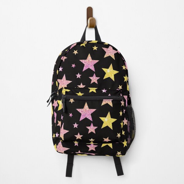 Item preview, Pink Yellow Ombre Faux Glitter Stars designed and sold by Felicity-K.