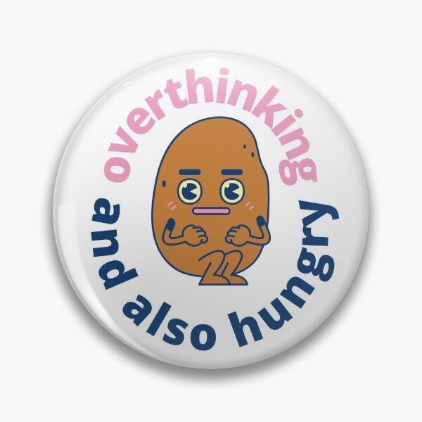 Item preview, Overthinking Potato and also hungry designed and sold by lunajoon.