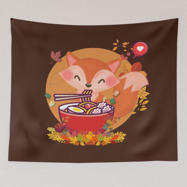 Item preview, Fox Leaves Ramen - Cut Fox Ramen !! designed and sold by SoffyLee586.