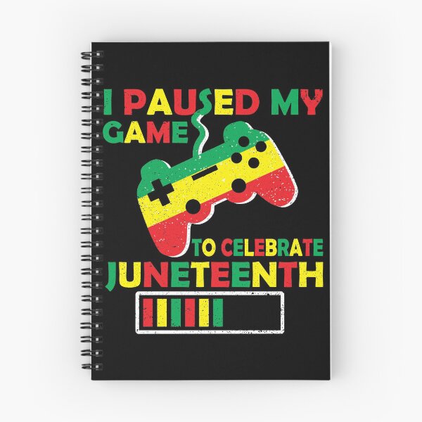 Aperçu de l'œuvre Juneteenth Gamer J'ai mis mon jeu en pause pour fêter Juneteeth créée et vendue par ecomdesign.