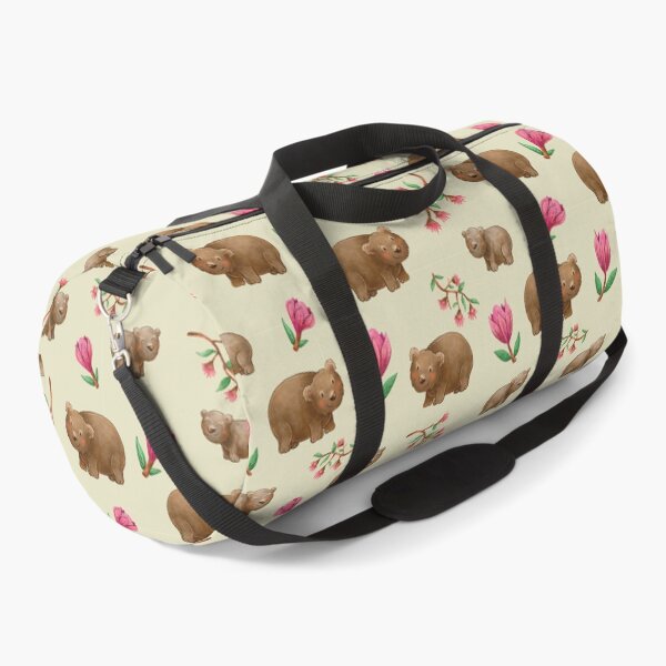 Item preview, Green Australian Wombat pattern designed and sold by StrayLeaves.