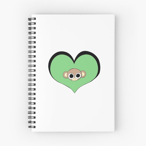 Item preview, Heart Animals (monkey) designed and sold by gross-girl99.