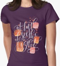 At Last I See The Light Women's Fitted T-Shirt
