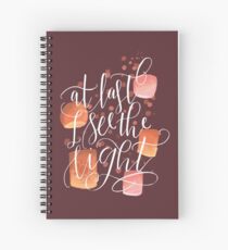 At Last I See The Light Spiral Notebook