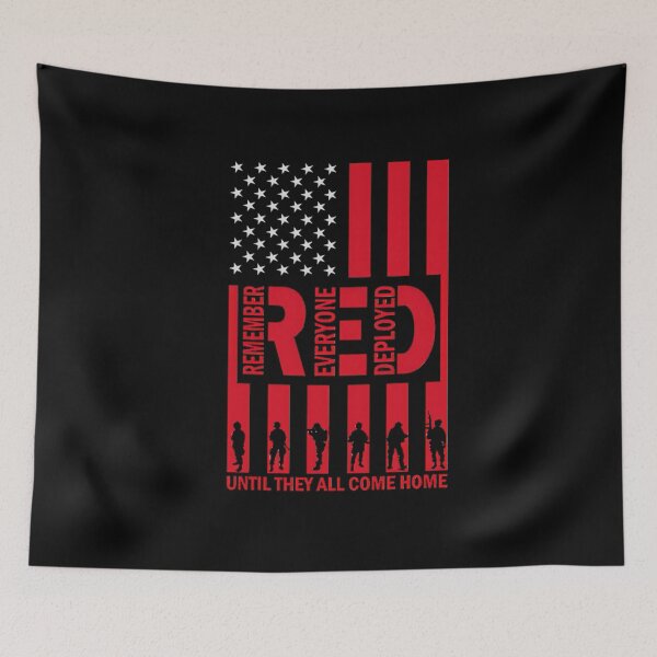 Item preview, Funnwear Red Friday, Remember Everyone Deployed Men's T-Shirt designed and sold by taha963.
