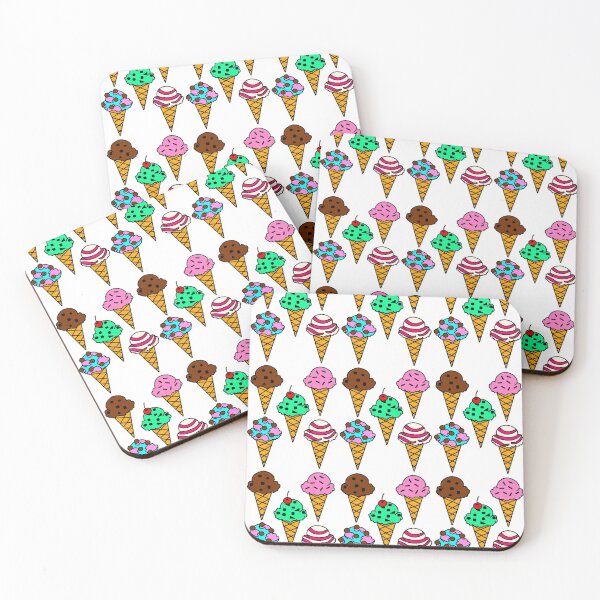 Item preview, Icecream Patterned 1 designed and sold by GL Digital Artwork .